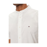 Camicie casual Uomo Tommy Hilfiger - Flex Poplin Mao Rf Shirt S/S - Bianco