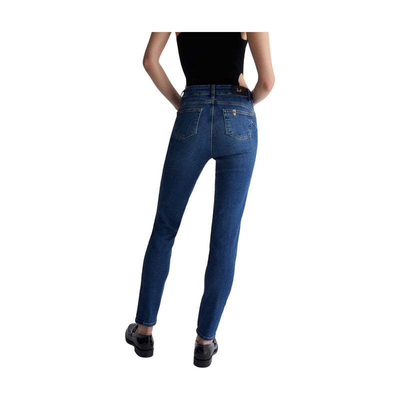 Jeans Donna Liu Jo - Ecs B.up Divine H.w. - Blu