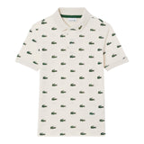 Polo Ragazzo Lacoste - Lcb Mini Icon Pique Polo - Panna