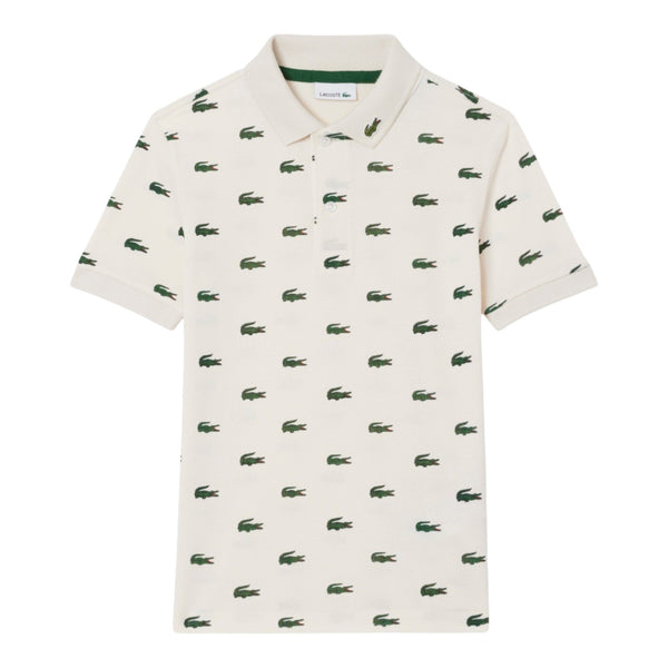 Polo Ragazzo Lacoste - Lcb Mini Icon Pique Polo - Panna