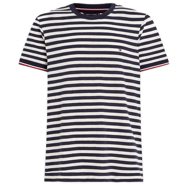 T-shirt Uomo Tommy Hilfiger - Natural Tech Striped - Multicolore