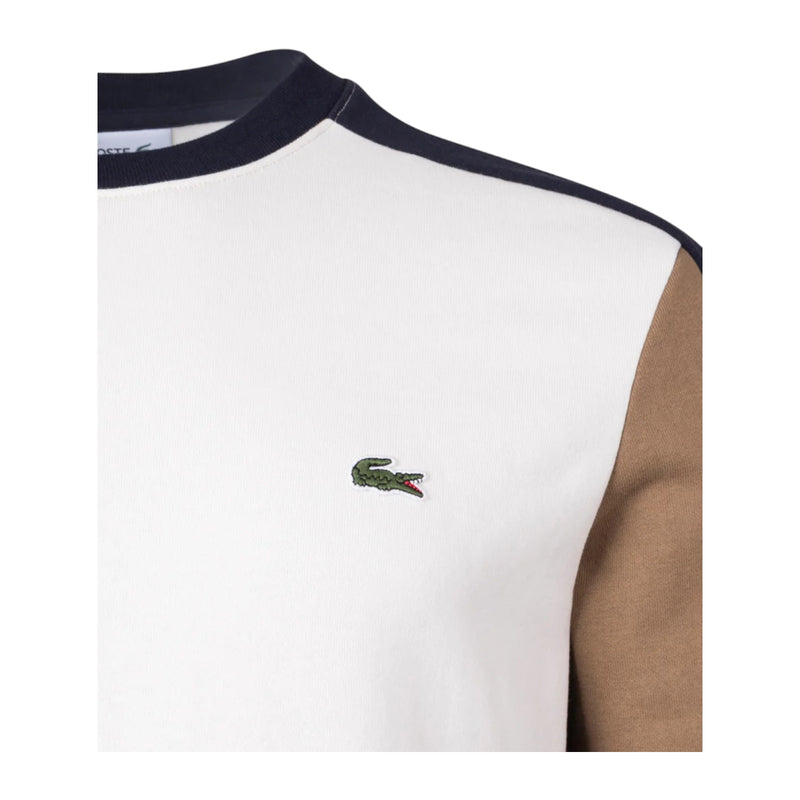 Felpe senza cappuccio Uomo Lacoste - Sweatshirt - Panna