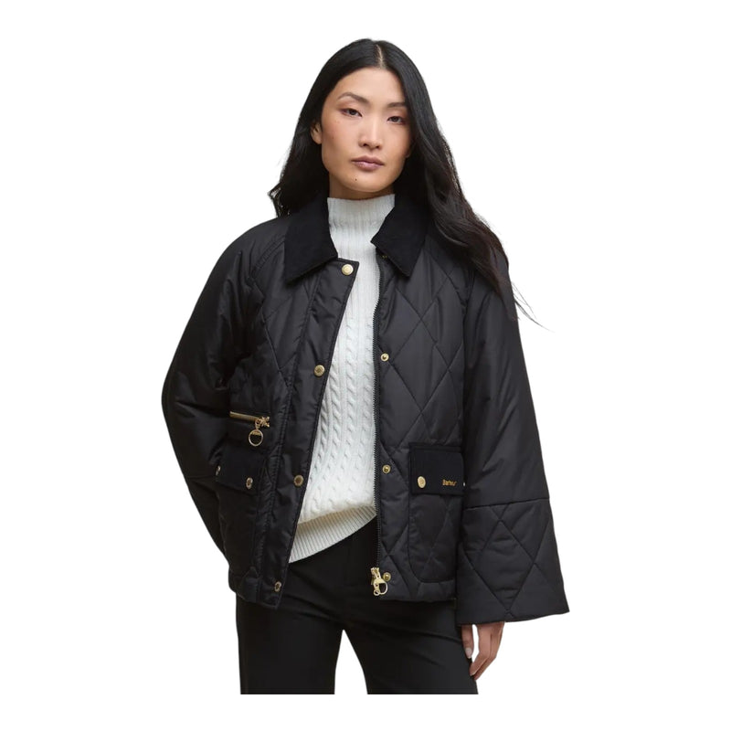 Giubbini Donna Barbour - Martha Quilted Jkt - Nero