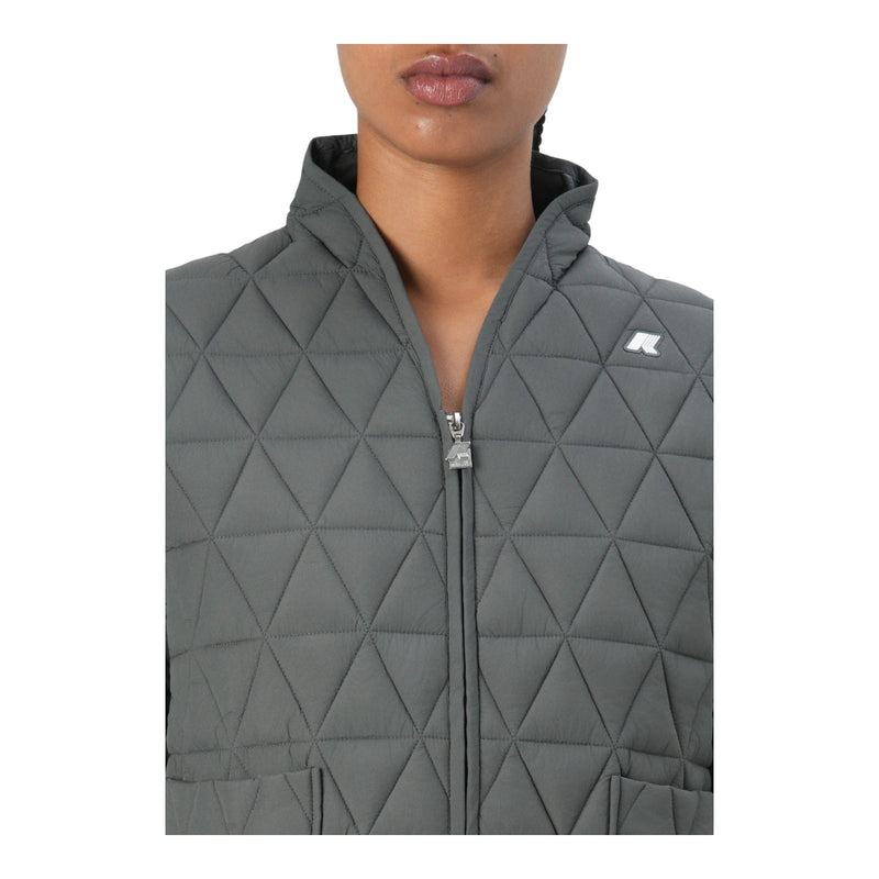 Giubbini Donna K-Way - Selime Diamond Quilted Warm Af - Grigio