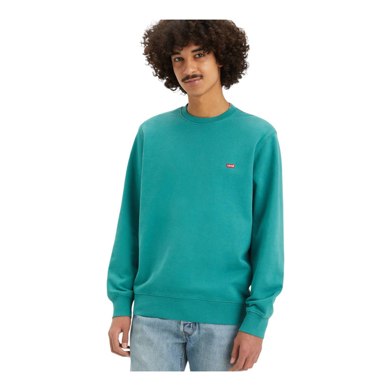 Felpe senza cappuccio Uomo Levi's - The Original Hm Crew - Verde