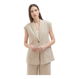 Gilet Donna nice things - Gilet - Beige