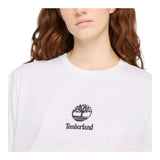 T-shirt Uomo Timberland - Print Stack Logo Short Sleeve Tee - Bianco