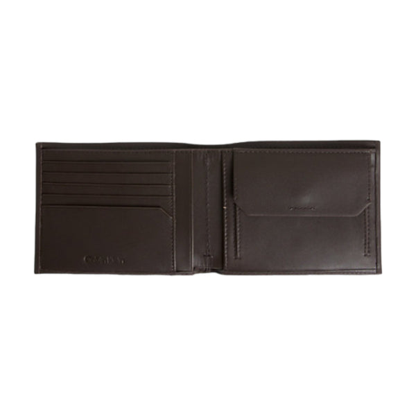 Portafogli Uomo Calvin Klein - Ck Concise Bifold 5Cc W/Coin - Marrone