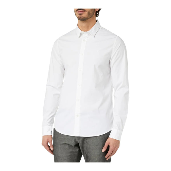 Camicie casual Uomo Calvin Klein - Slim Stretch Shirt - Bianco