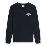 Maglie a manica lunga Uomo Tommy Hilfiger - Hilfiger 1985 Graphic Ls Tee - Blu