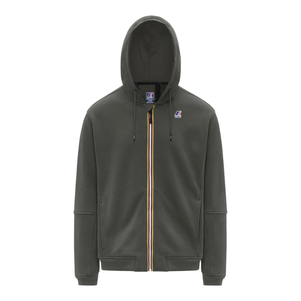 Felpe con cappuccio Uomo K-Way - Prosper Brushed Pc - Verde