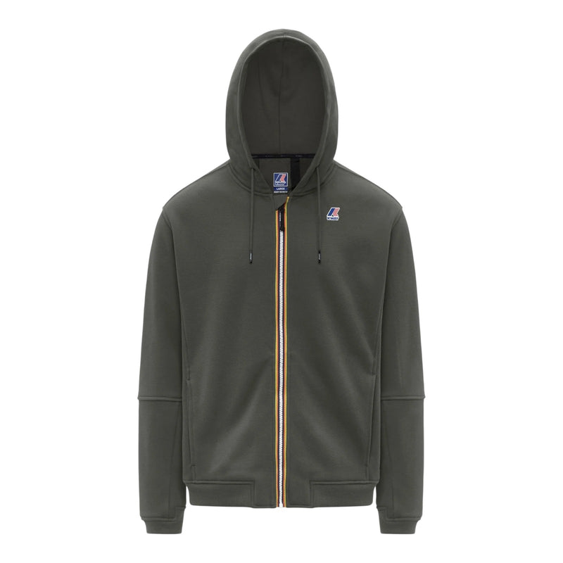 Felpe con cappuccio Uomo K-Way - Prosper Brushed Pc - Verde