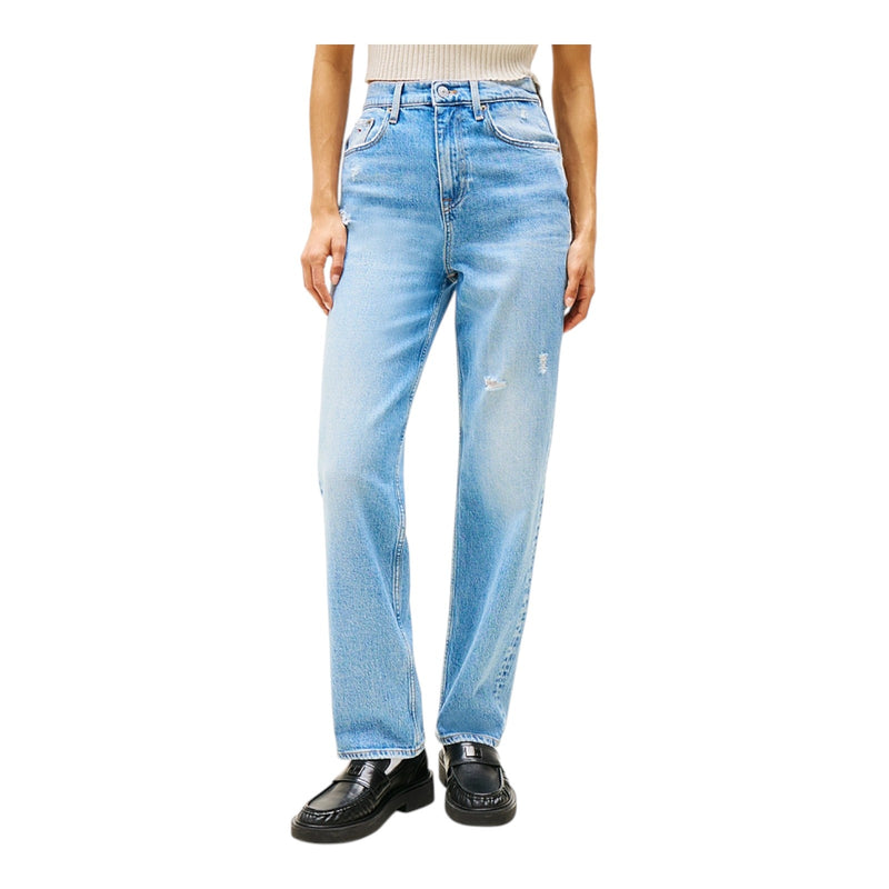 Jeans Donna Tommy Hilfiger - Layla Hr Slim Str Bi6111 - Azzurro