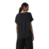T-shirt Donna Levi's - Lori Linen Dolman Tee - Blu