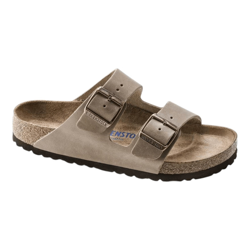 Sandali Unisex Birkenstock - Arizona SFB tabacco brown, Oiled Leather - Marrone