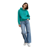 Felpe con cappuccio Donna Disclaimer - Maglia Donna Crop Con Cappuccio In Felpa - Menta