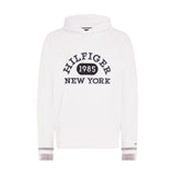 Felpe con cappuccio Uomo Tommy Hilfiger - Monotype Collegiate Hoodie - Bianco