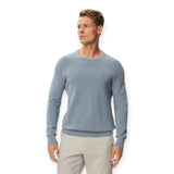 Maglie a manica lunga Uomo Tommy Hilfiger - Essential Structure Crew Neck - Azzurro