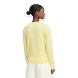 Maglioni Donna Tommy Hilfiger - Co Jersey Fine Gg V-Nk Ls Swt - Giallo