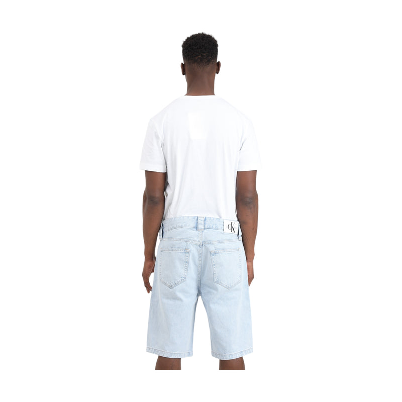 Bermuda Uomo Calvin Klein - 90'S Loose Pleated Short - Celeste