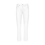 Jeans Donna Levi's - 501 Original Cropped - Bianco