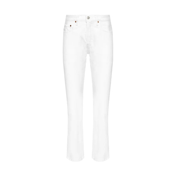 Jeans Donna Levi's - 501 Original Cropped - Bianco