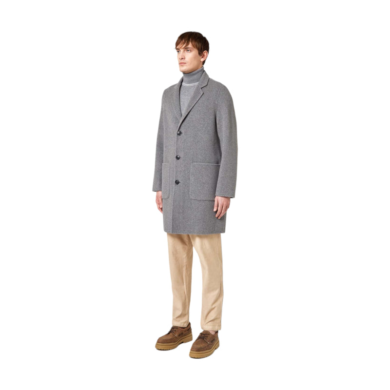 Cappotti Uomo Alpha Studio - Cappotto Rever Cappotti Double - Grigio