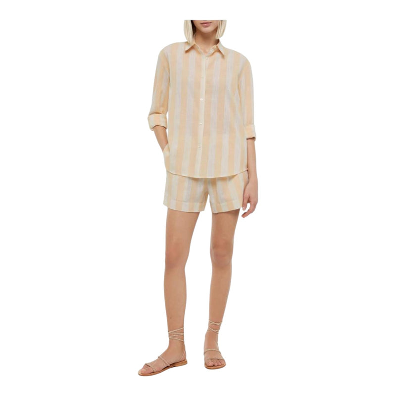 Camicie Donna Mc2 Saint Barth - Meredith Long Sleeve Shirt - Multicolore