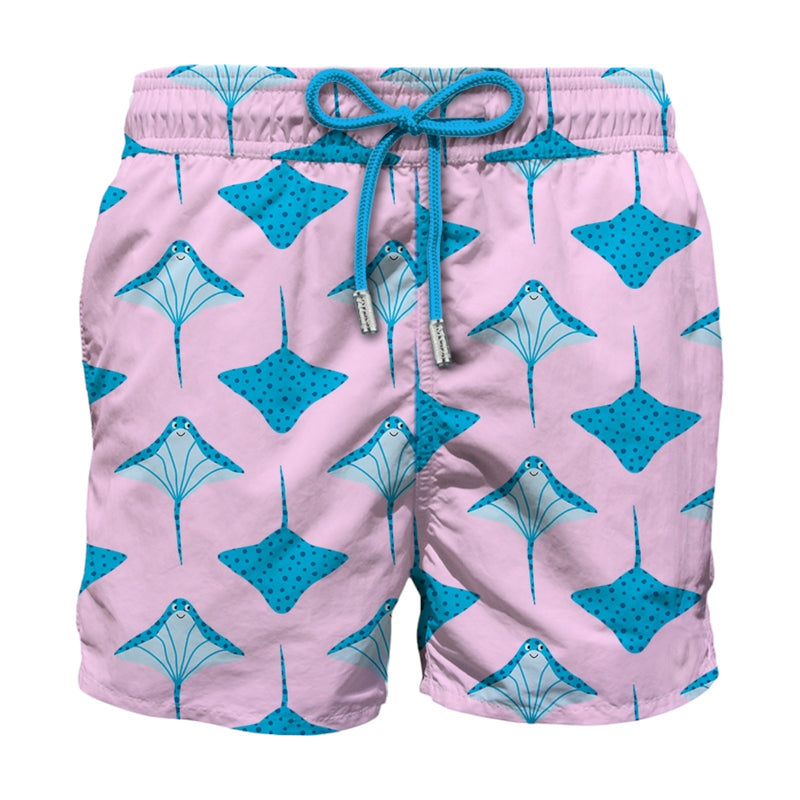 Pantaloncini e calzoncini Uomo Mc2 Saint Barth - Gustavia Classic Swim Short - Rosa