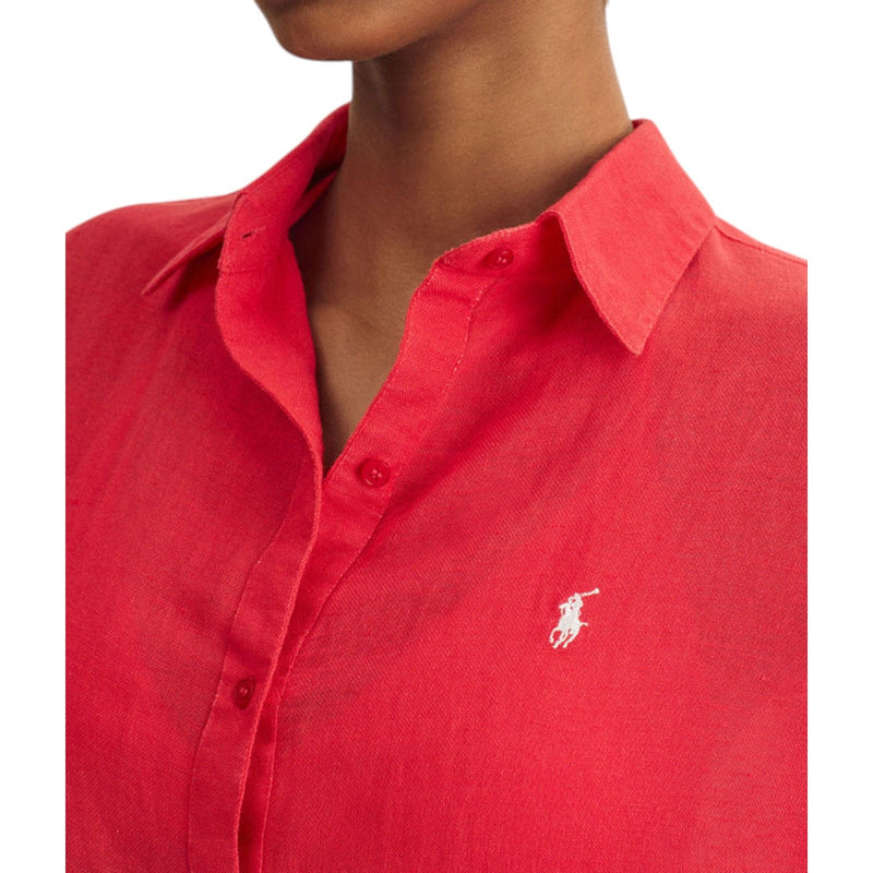 Camicie Donna Polo Ralph Lauren - Boyfriend Shirt - Corallo