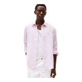 Camicie casual Uomo Tommy Hilfiger - Pigment Dyed Li Solid Rf Shirt - Rosa