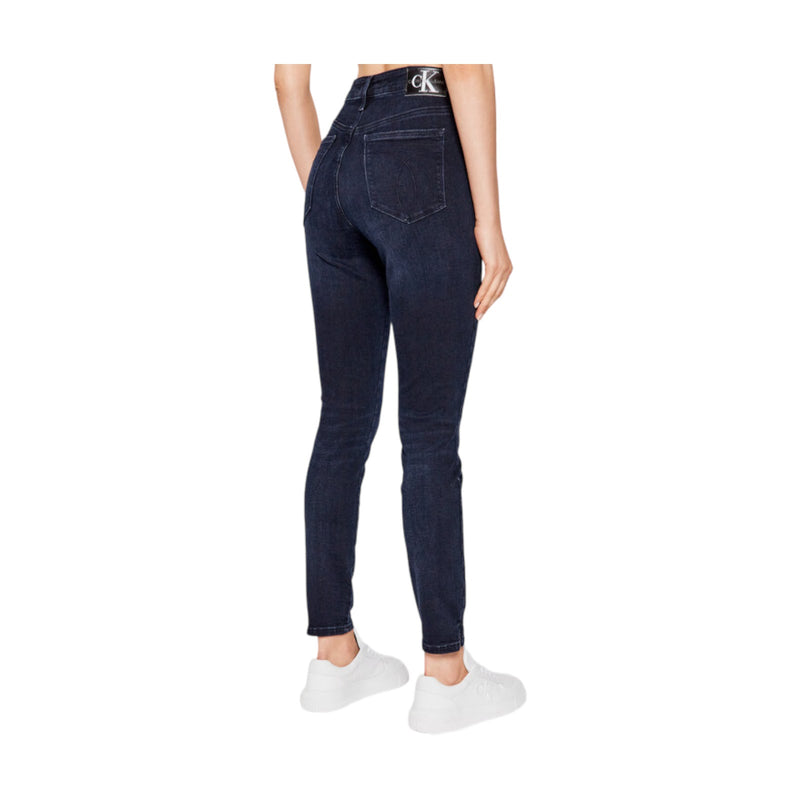 Jeans Donna Calvin Klein - High Rise Skinny Ankle - Blu