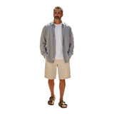Camicie casual Uomo GMF965 - Camicia Ml Lino E Cotone - Grigio