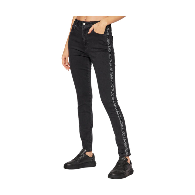 Jeans Donna Calvin Klein - High Rise Skinny - Nero