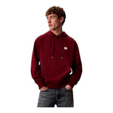 Felpe con cappuccio Uomo Calvin Klein - Ls Eu Badge 350Terry Hoodie - Rosso