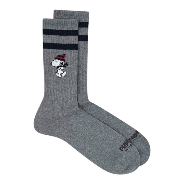 Calzini Uomo In The Box - Basket Snoopy Running - Grigio