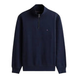 Felpe senza cappuccio Uomo Tommy Hilfiger - Essential Fleece 1/4 Zip - Blu