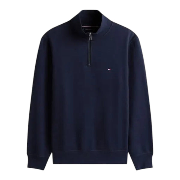Felpe senza cappuccio Uomo Tommy Hilfiger - Essential Fleece 1/4 Zip - Blu
