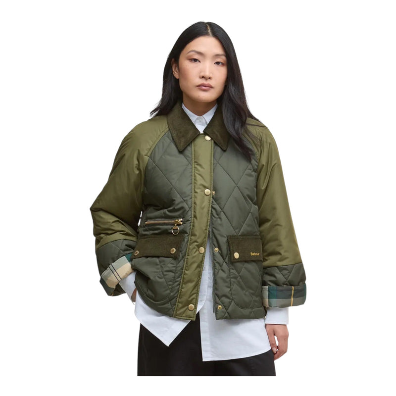 Giubbini Donna Barbour - Martha Quilted Jkt - Verde