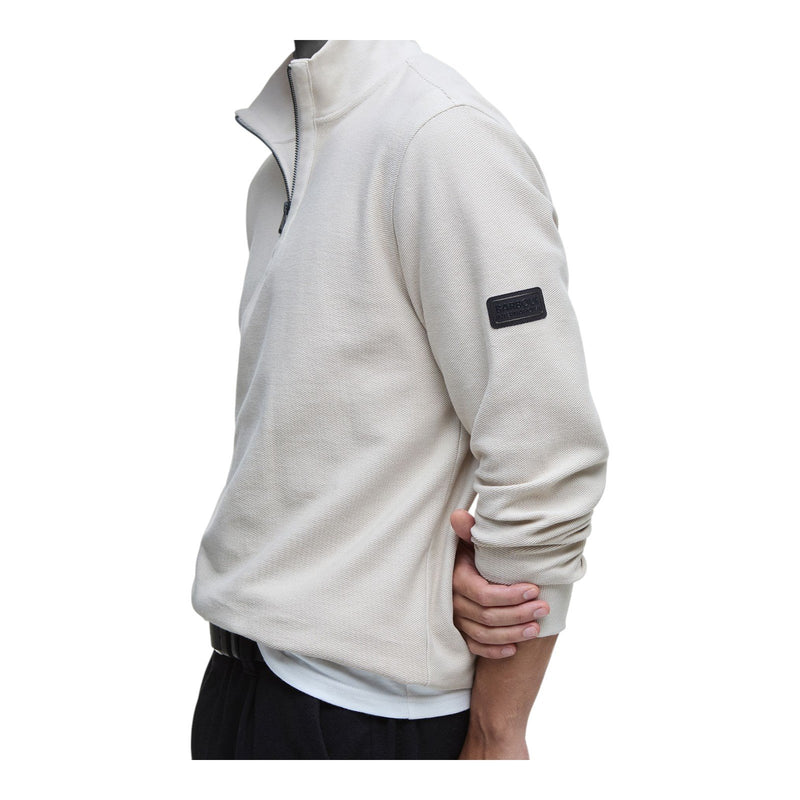 Maglie Uomo Barbour - Samuel Funnel Neck - Beige