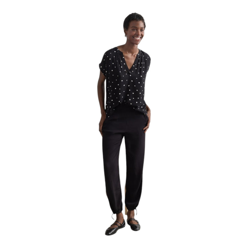 Pantaloni Donna Surkana - Pantalone jogger con stretto alla caviglia - Nero