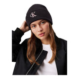 Berretti in maglia Donna Calvin Klein - Monogram Embro Beanie - Nero