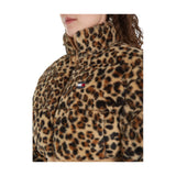 Giubbini Donna Tommy Hilfiger - Tjw Ultr Crp Leo Faux Fur - Marrone