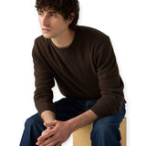 Maglioni Uomo Levi's - Original Hm Sweater Naval Academy - Marrone