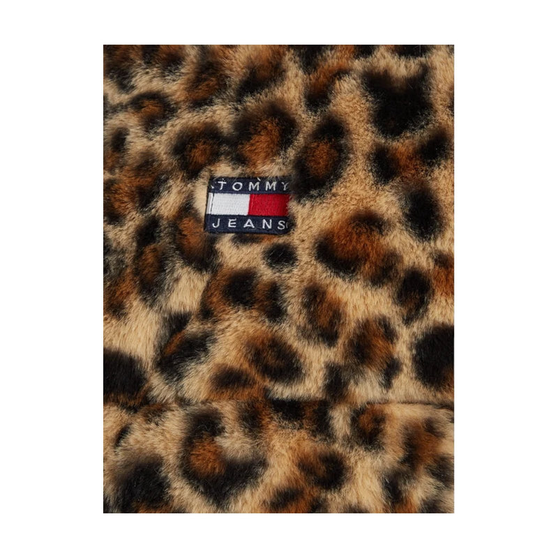 Giubbini Donna Tommy Hilfiger - Tjw Ultr Crp Leo Faux Fur - Marrone