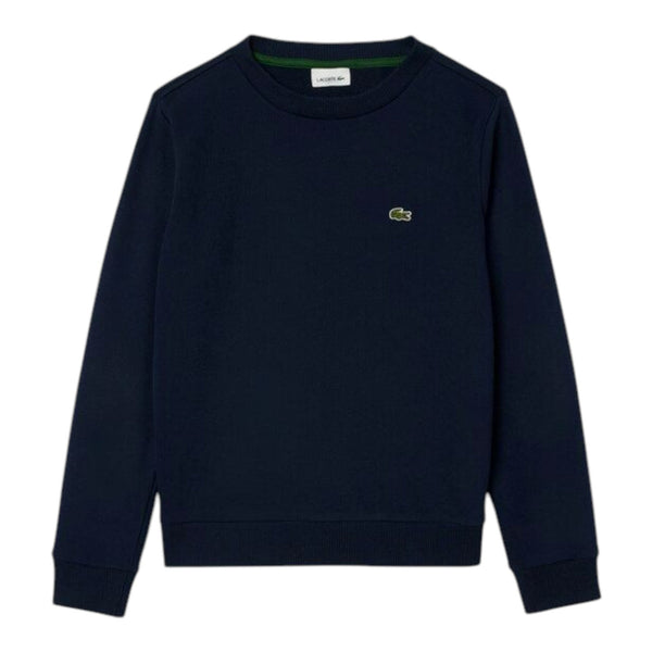Felpe senza cappuccio Bambino Lacoste - Lcb Core Fleece Crew - Blu
