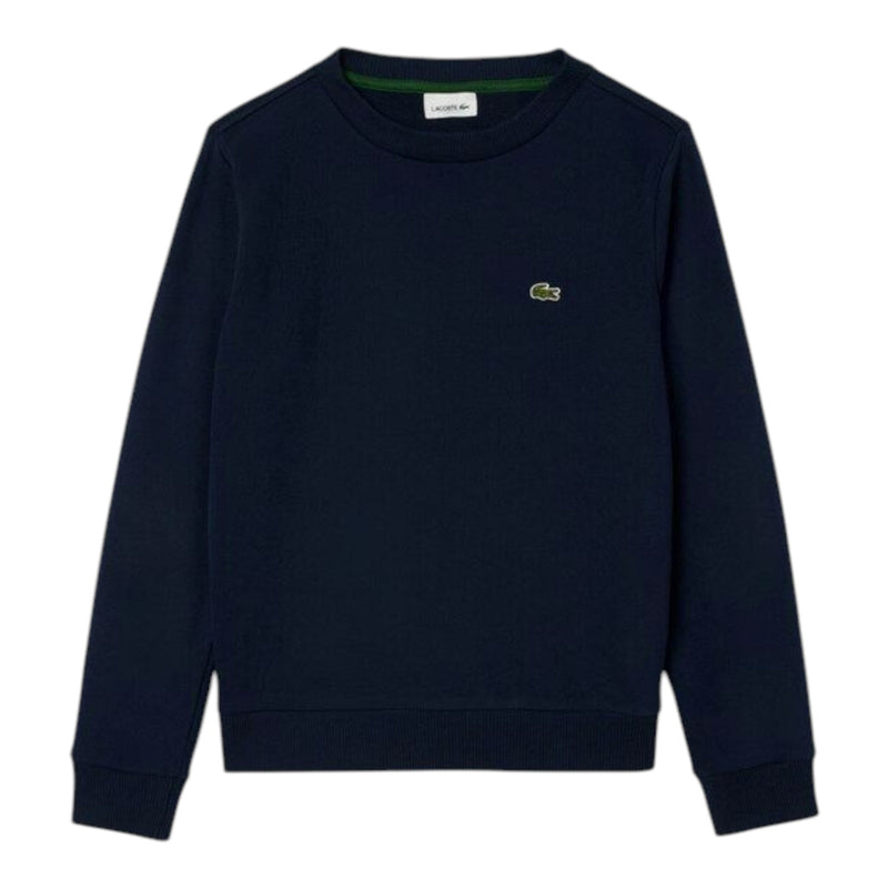Felpe senza cappuccio Bambino Lacoste - Lcb Core Fleece Crew - Blu