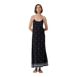 Vestiti casual Donna Surkana - Vestito a spalline lungo - Nero