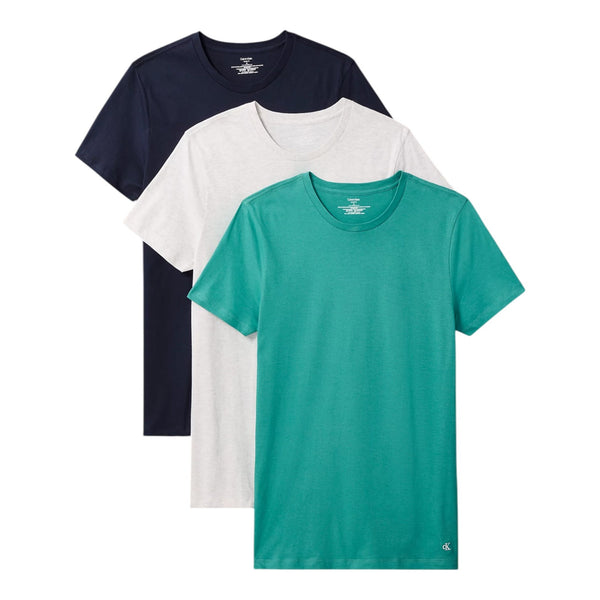 T-shirt Uomo Calvin Klein - S/S Crew Neck 3Pk - Multicolore