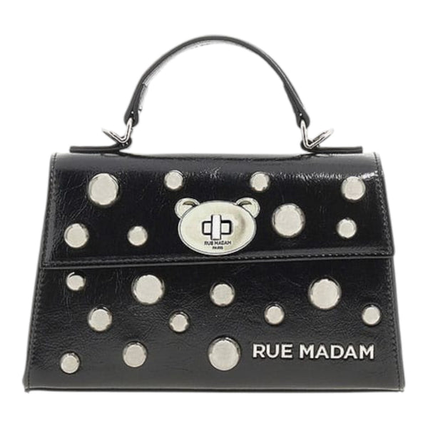 Borse a mano Donna Rue Madam Paris - Mini Teddy Studs Handbag - Nero